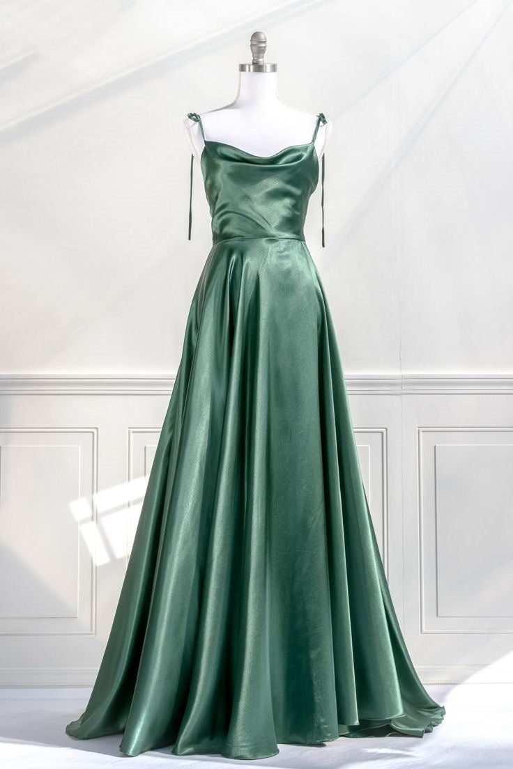 High Quality Satin Long Bridesmaid Dresses