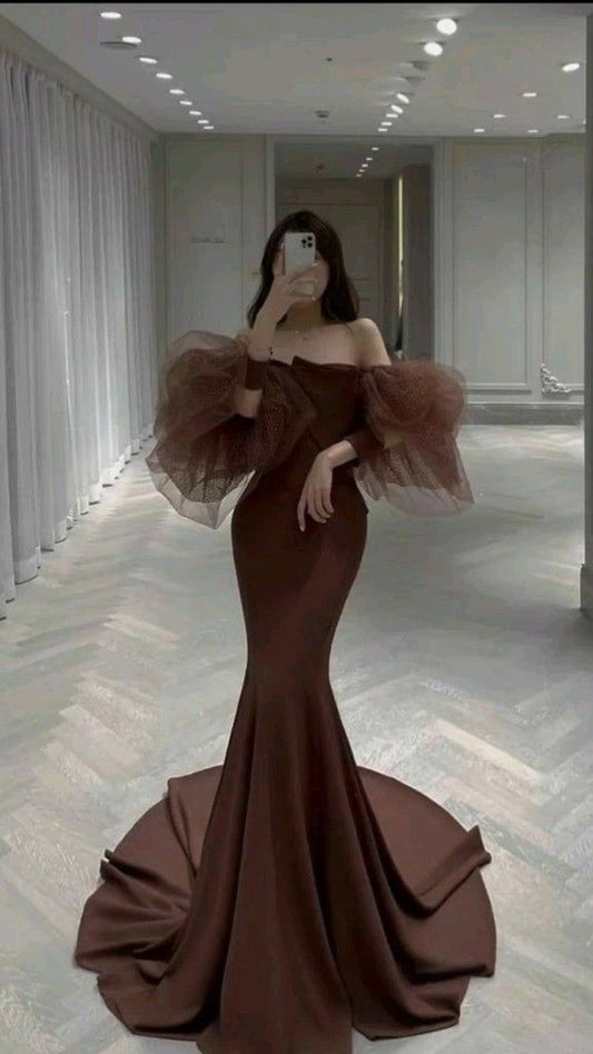 Mermaid Prom Dress, Satin Prom Dresses, Prom Dresses 2024