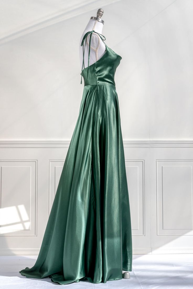 High Quality Satin Long Bridesmaid Dresses