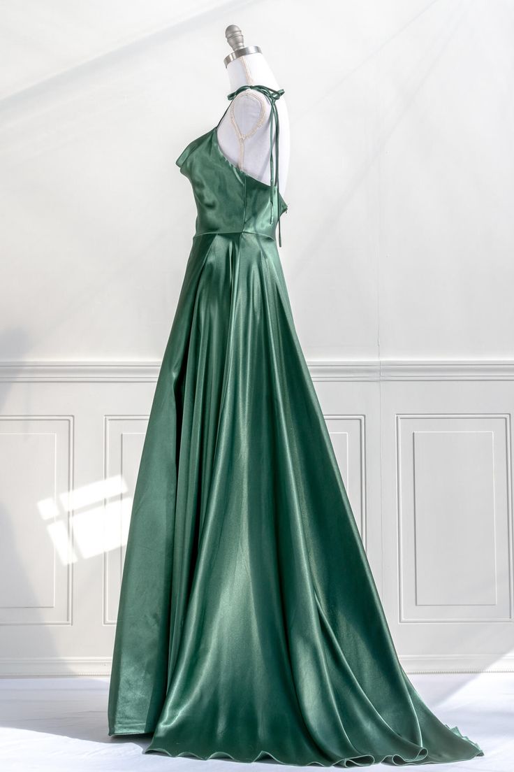 High Quality Satin Long Bridesmaid Dresses