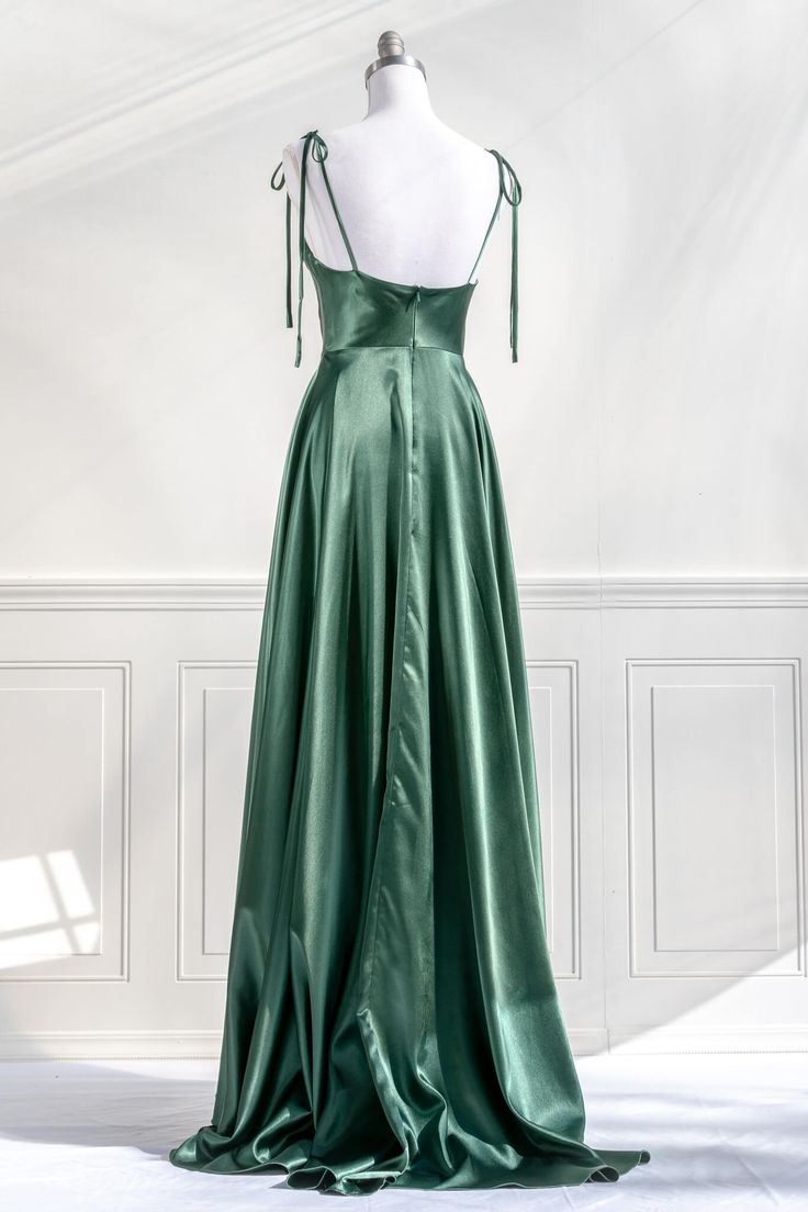 High Quality Satin Long Bridesmaid Dresses