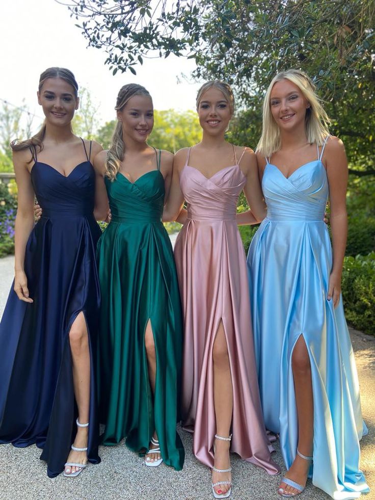 Free Custom Made Spaghetti Straps Prom Dresses Satin Party Dress Laylatailor Shop Free Custom Made Spaghetti Straps Prom Dresses Satin Party Dress Laylatailor Shop