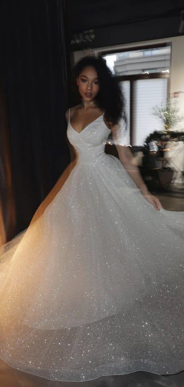 LTP1731,Sparkle A-Line White Prom Dresses, Princess Wedding Dresses, P Laylatailor Shop LTP1731,Sparkle A-Line White Prom Dresses, Princess Wedding Dresses, P Laylatailor Shop