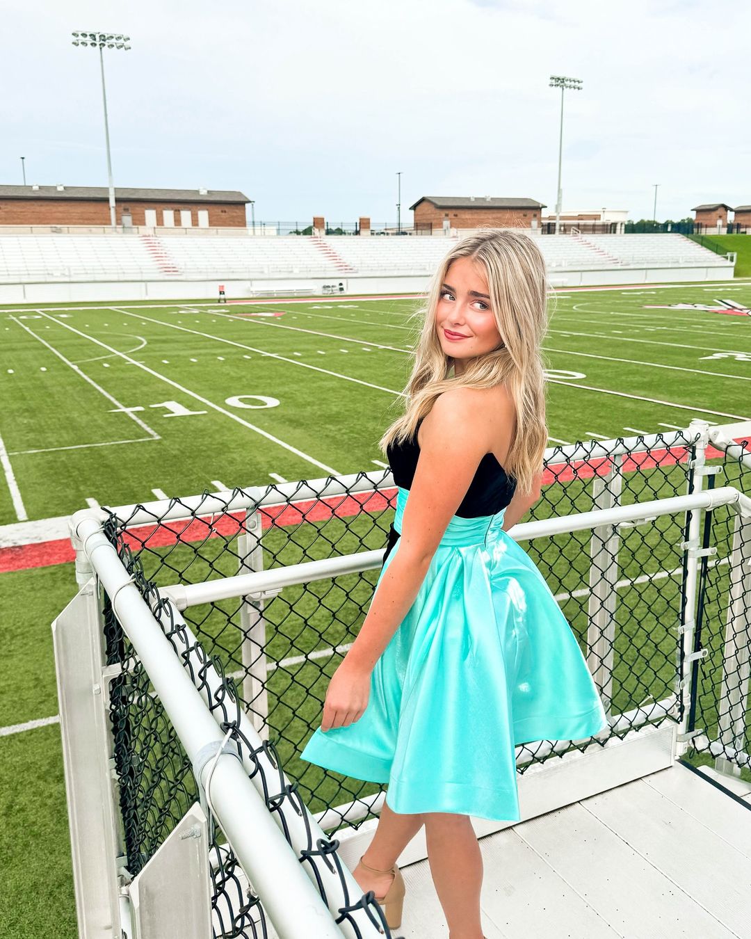 Black Strapless Bodycon Homecoming Dresses With Half Mint Green Cocktail Dress, LTP3271