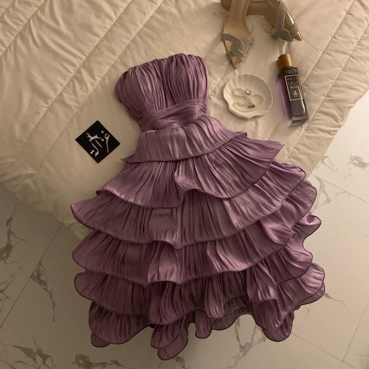 Chic Ball Gown Strapless Short Homecoming Dress 18th Birthday Outfits