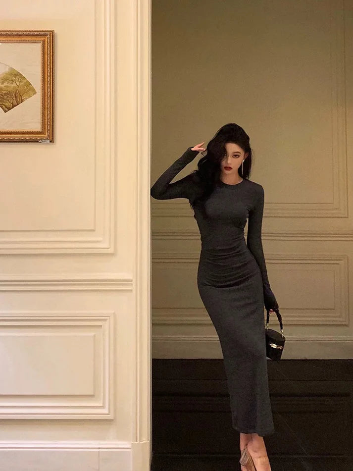 Classy Sheath Scoop neckline Black Prom Dresses Birthday Outfits Evening Gown , LTP3614