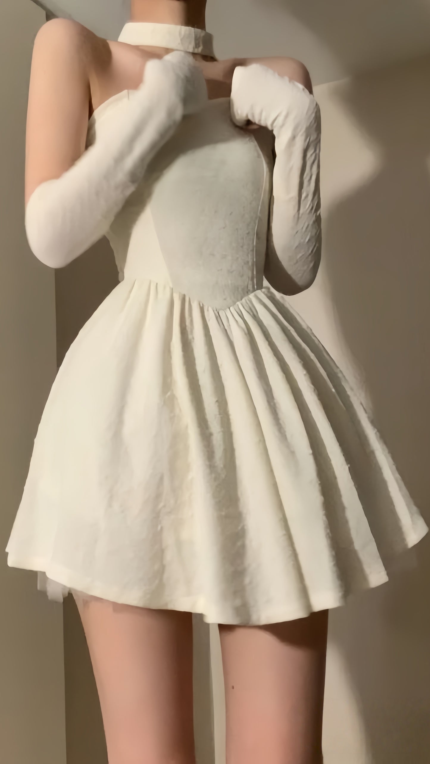 Cute Ivory A-line Homecoming Dresses Strapless Birthday Party Dress,LTP3899