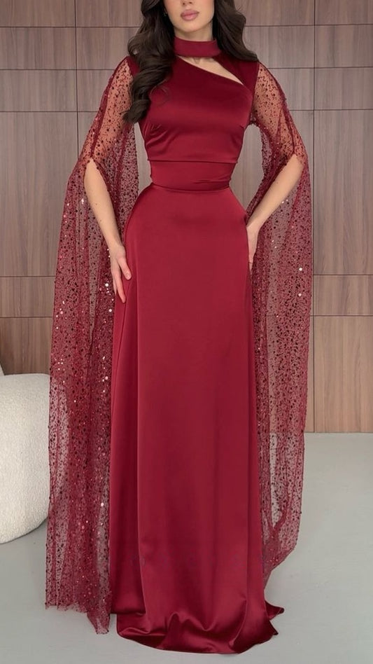 Elegant Sheath Blue Red Prom Dresses Long Senior Formal Dress,LTP4399