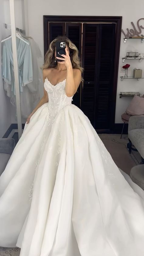 Elegant Lace Wedding Ball Gown Sweetheart Bridal Dress,LTP4013