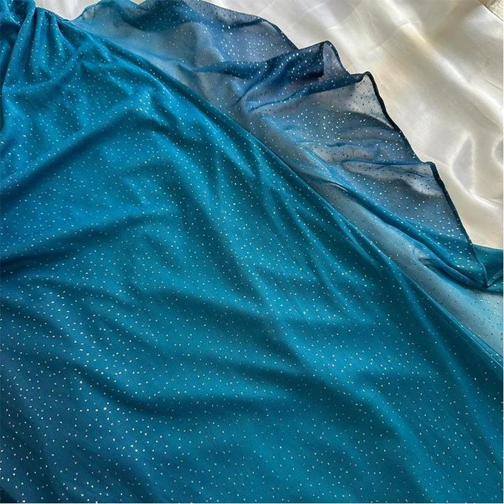 Glitter Halter Chiffon Prom Dress With Side Ruffle, LTP3517
