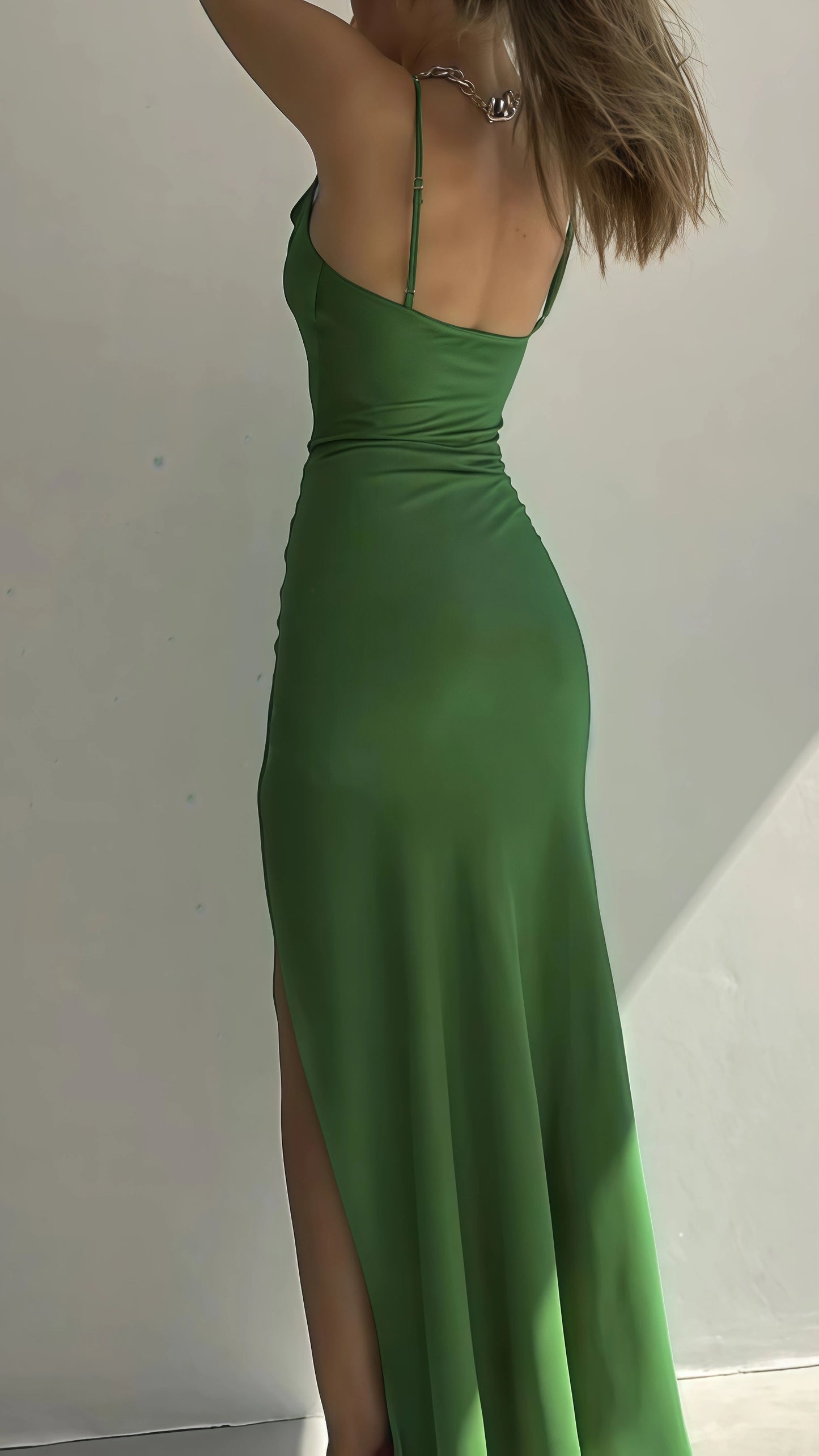 LTP0945,Black Prom Dresses Sexy Prom Dress Spaghetti Straps Pleated Party Dress with Side Slit