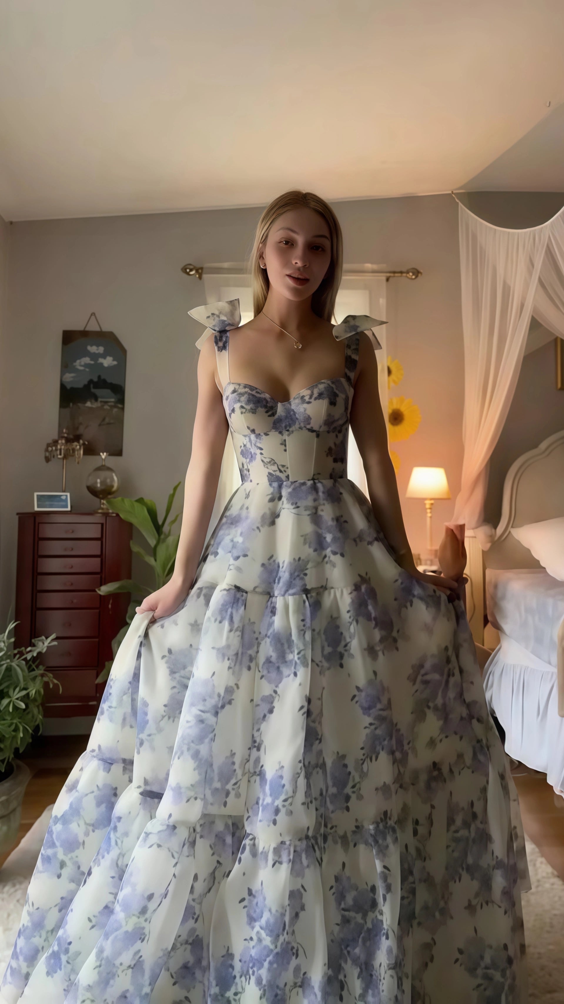 LTP1617,Fairy Tales Printed Sleeveless A-Line Prom Dresses Long Evenin Laylatailor Shop LTP1617,Fairy Tales Printed Sleeveless A-Line Prom Dresses Long Evenin Laylatailor Shop