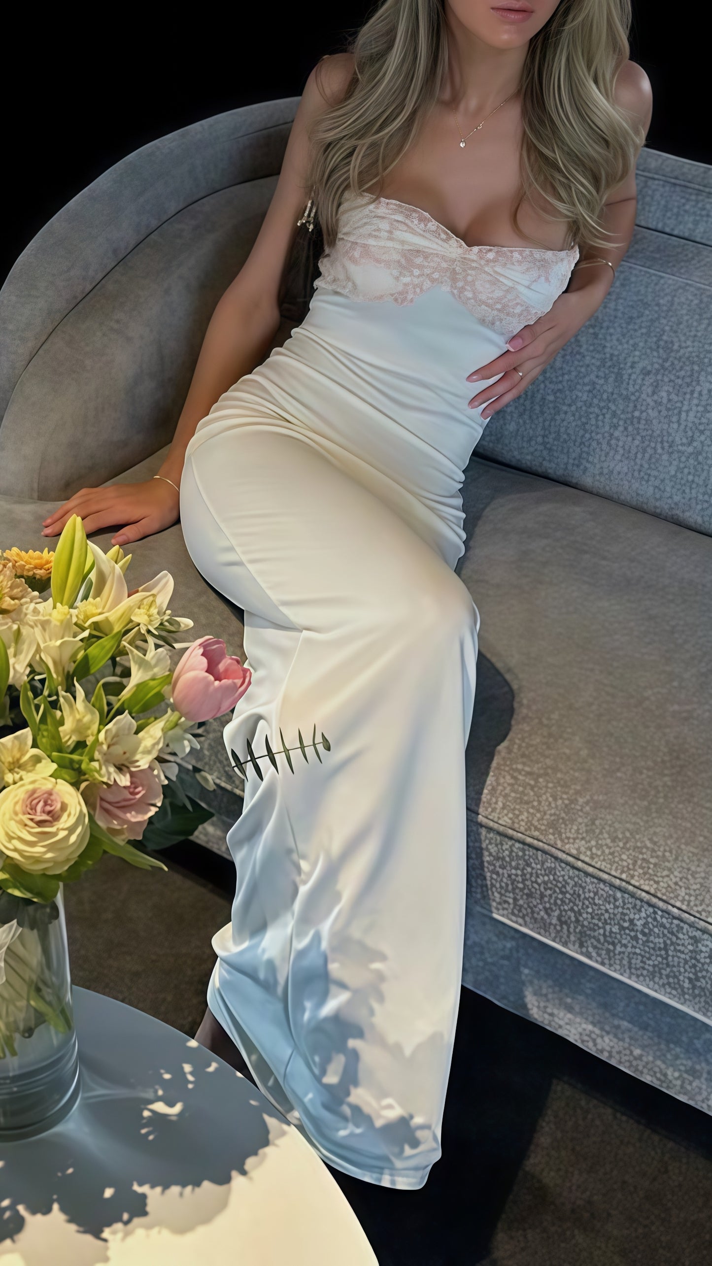 Sexy White Sheath Party Dress Sweetheart Bodycon Prom Dress,LTP3541