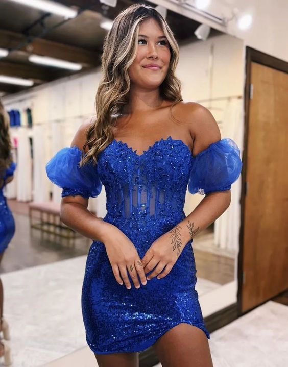 Discount Sweetheart Pink Lace Bodycon Mini Homecoming Dresses Short Cocktail Brithday Dress