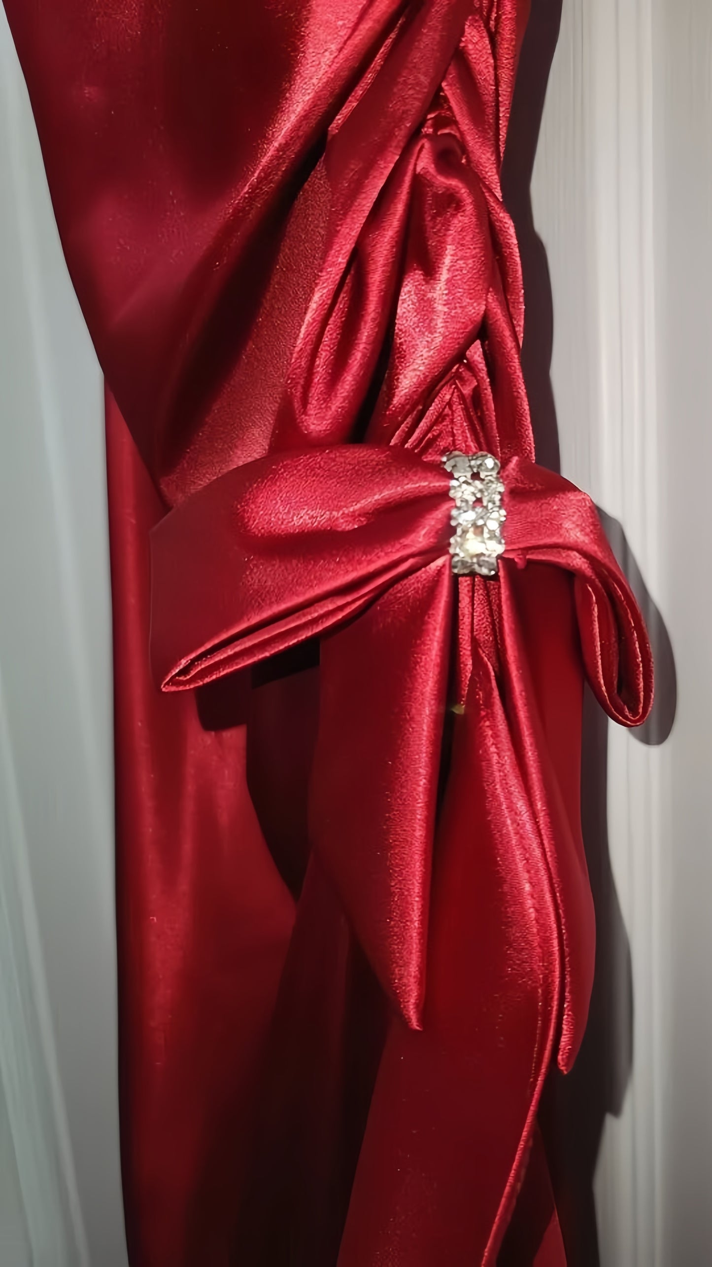 Vintage Women Dresses Halter Red Long Prom Dresses V-Neck Sexy Party Dress,LTP4054