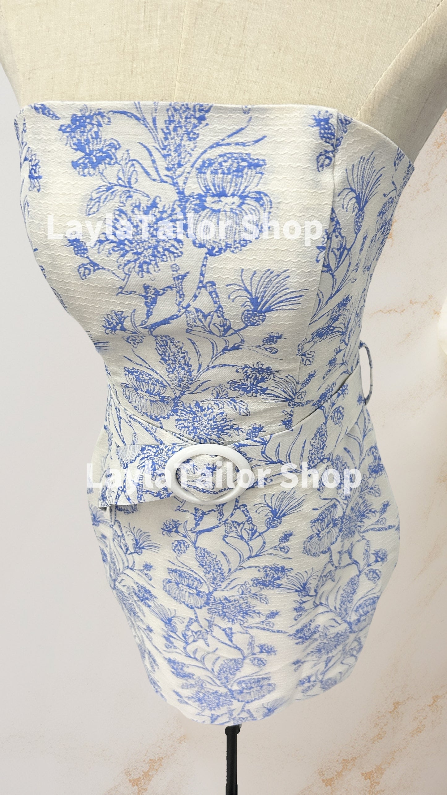 Bravo Floral Print Homecoming Dresses Strapless Mini Party Gown, LTP3013