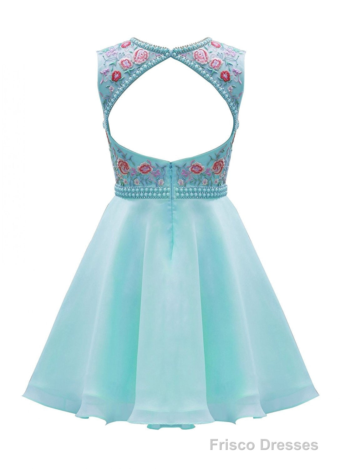 Homecoming Dress Pink Beadings
