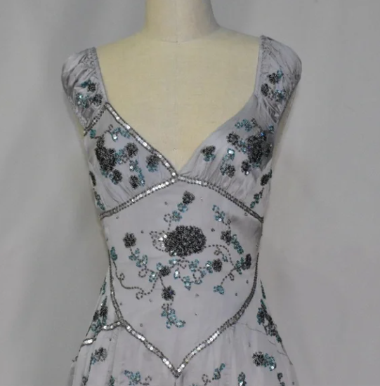 Pretty A Line V Neck Gray Chiffon Formal 8Th Grade Homecoming Dresses Summer Middle School Hoco Dress 18Th Birthday Outfits