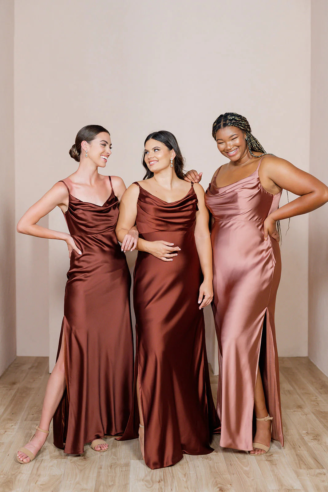 High Quality Satin Long Bridesmaid Dresses – Laylatailor Shop