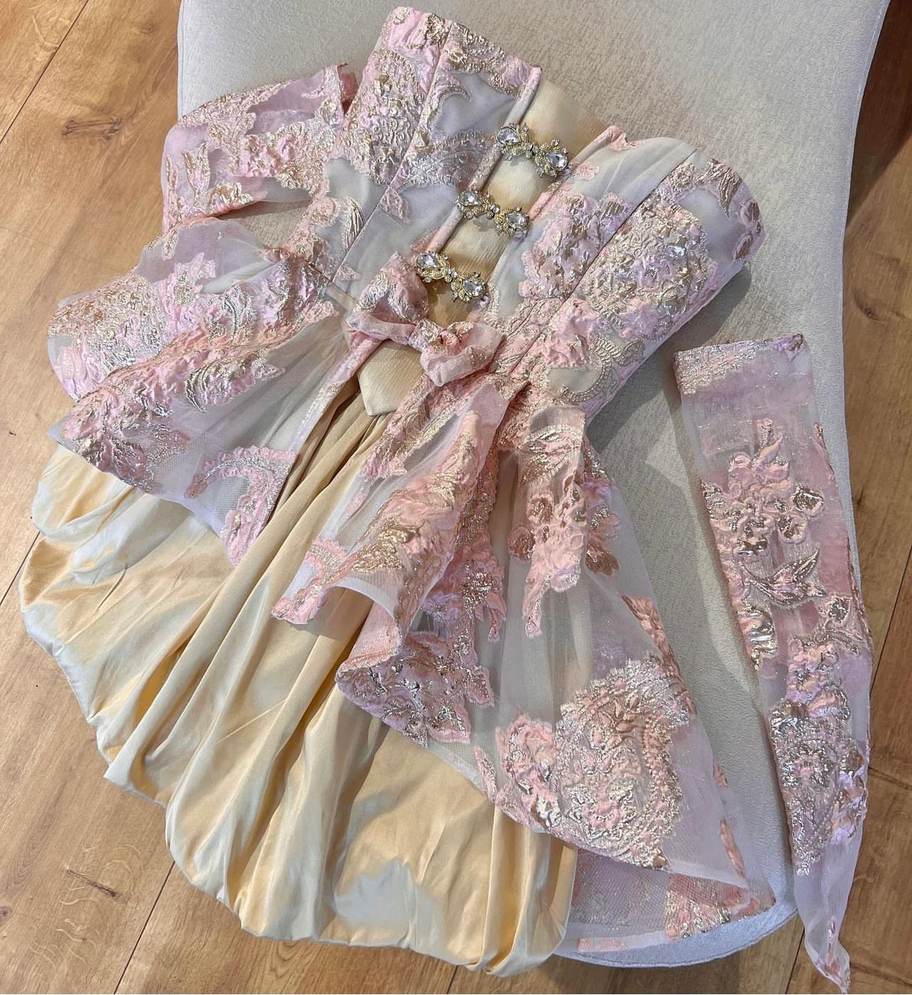 Vintage Ball Gown Gold Homecoming Dresses 18Th Birthday Outfits