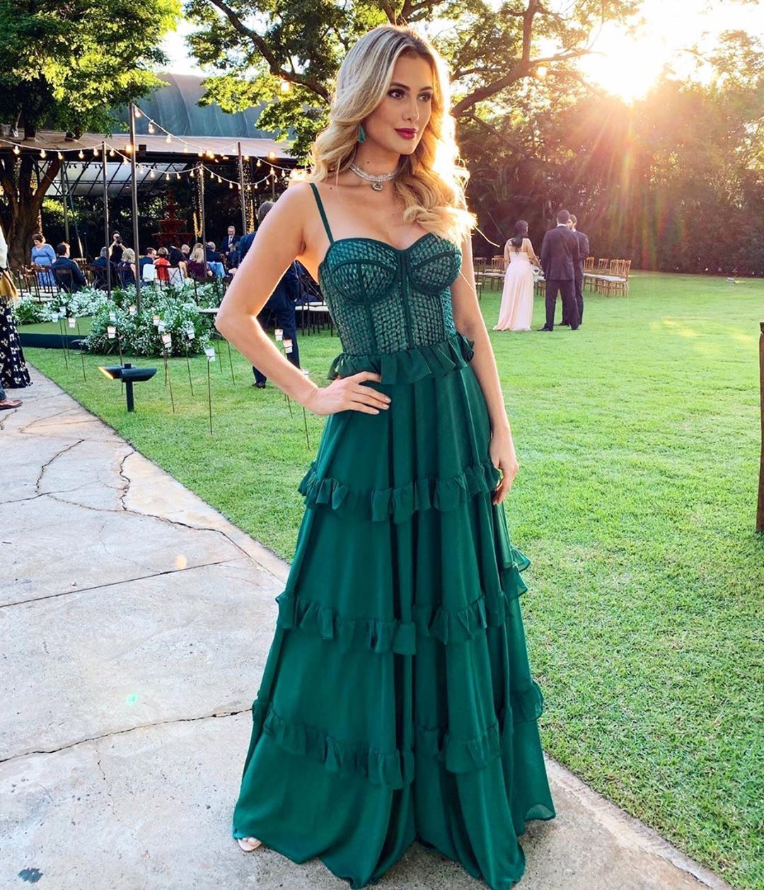 LTP0895,Green Ruffles Prom Dresses Spaghetti Straps Corset for Party,Chiffon Sheath Sweetheart Long Evening Prom Dresses