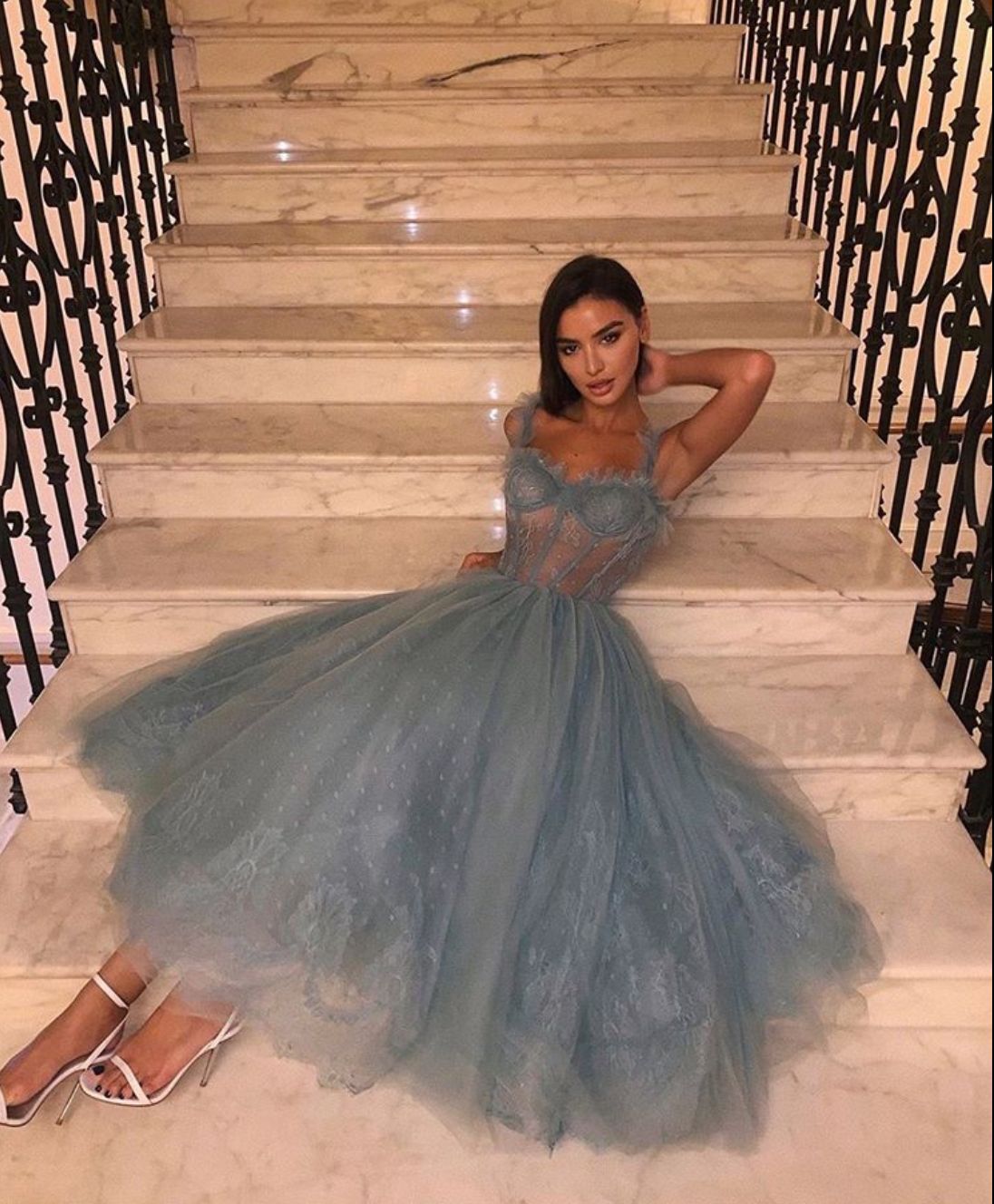 LTP0117,Cute lace homecoming dress, lace straps a line tea length prom Laylatailor Shop LTP0117,Cute lace homecoming dress, lace straps a line tea length prom Laylatailor Shop