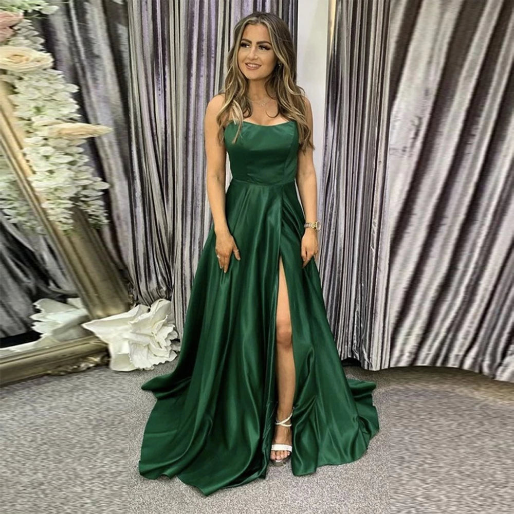 LTP0989,Green prom dresses a-line green evening prom dress