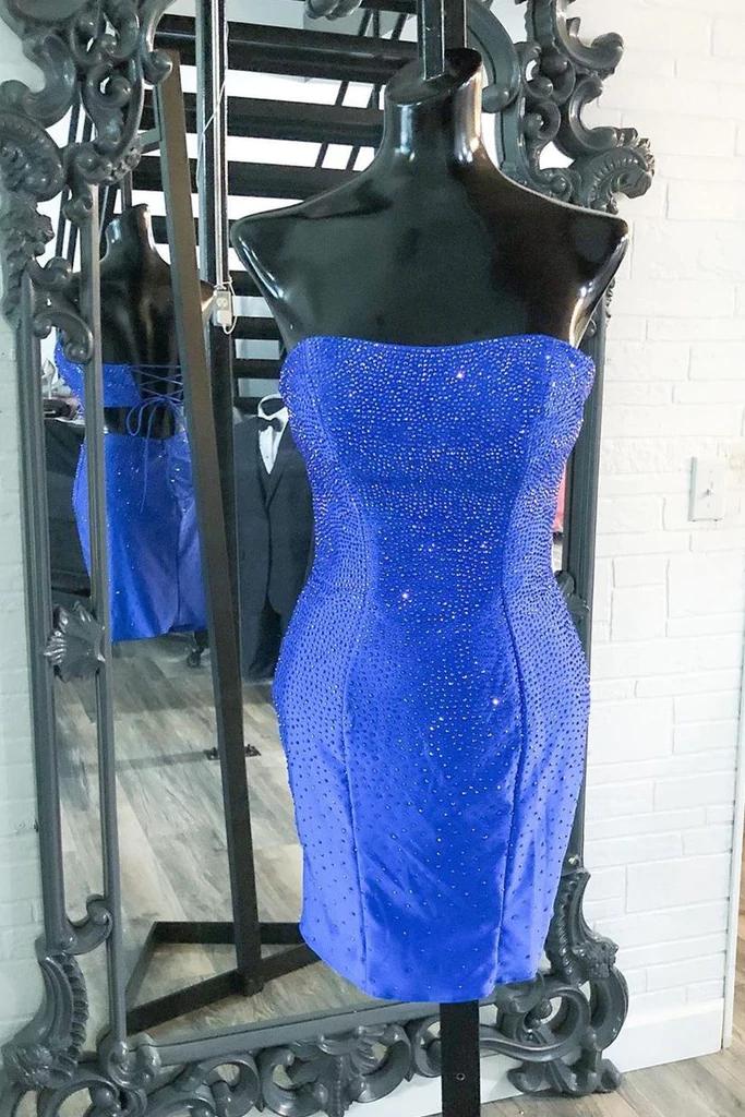 LTP1149,Tight Red Sparkles Short Homecoming Dress