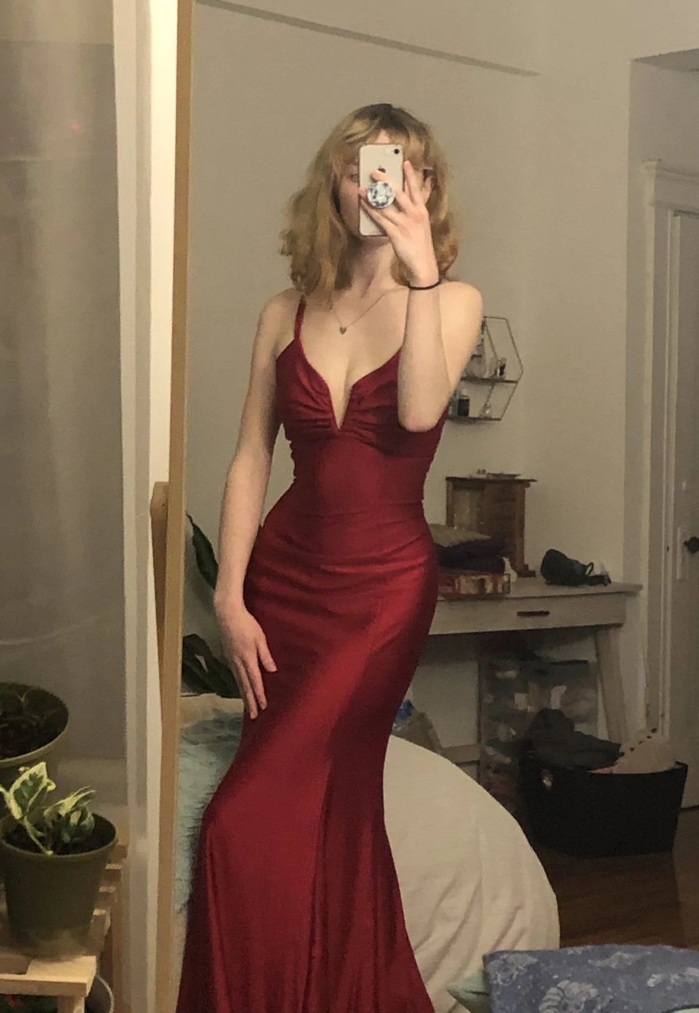 maroon bodycon prom dress Sequin Mermaid Prom Sequin Bodycon Prom Dress V Neck Burgundy Bodycon Prom Dress Shiny V-neck