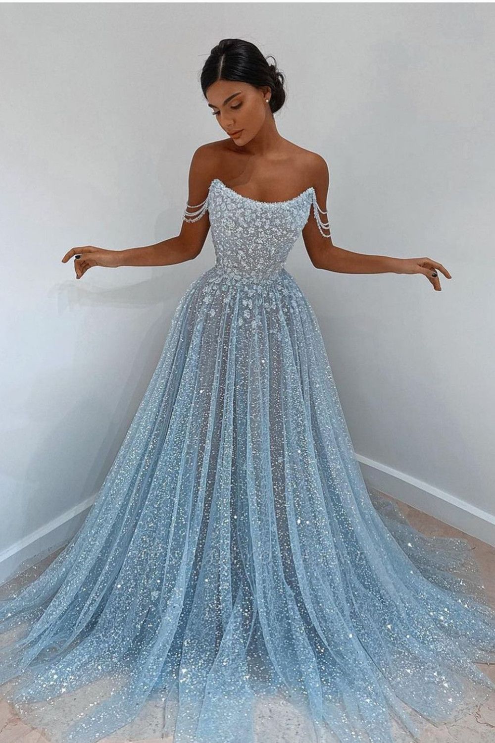 blue dress for baby girl Zapaka Women Light Blue Sparkly Beaded Mermaid Long Prom Dress Spaghetti Straps Tulle Formal Dress, Blue / US6 blue dress for baby girl Zapaka Women Light Blue Sparkly Beaded Mermaid Long Prom Dress Spaghetti Straps Tulle Formal Dress, Blue / US6