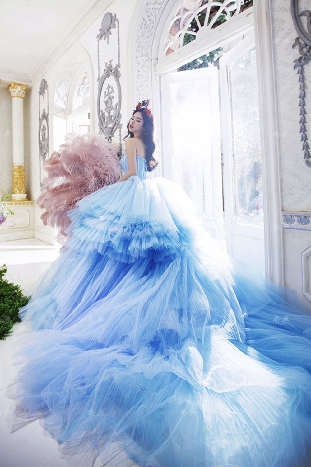 LTP0670,Princess tulle sweet 16 dress princess ball gown long prom eve Laylatailor Shop LTP0670,Princess tulle sweet 16 dress princess ball gown long prom eve Laylatailor Shop