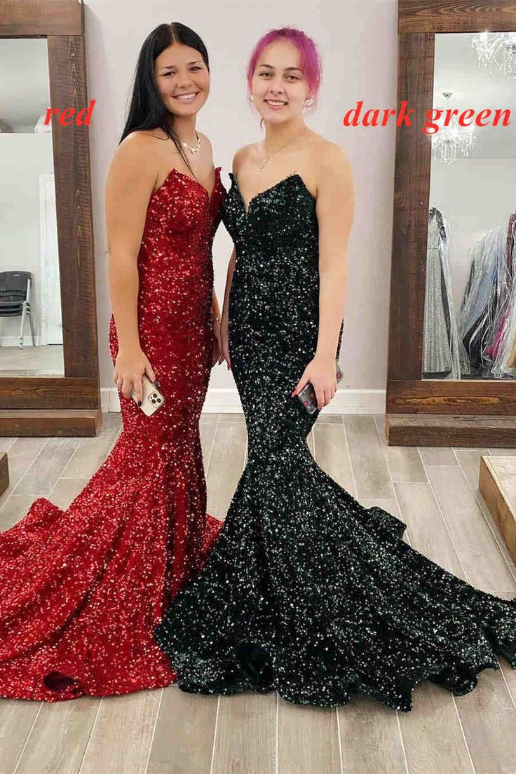 LTP1262,Sweetheart Sequins Mermaid Long Formal Dress, Sleeveless Bodycon Prom Evening Dresses