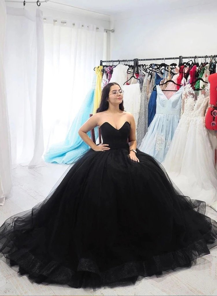 LTP0026,Black Prom Dress,Birthday Party Dress, Sweet 16 Dress, Formal Dress, Graduation School Party Gown
