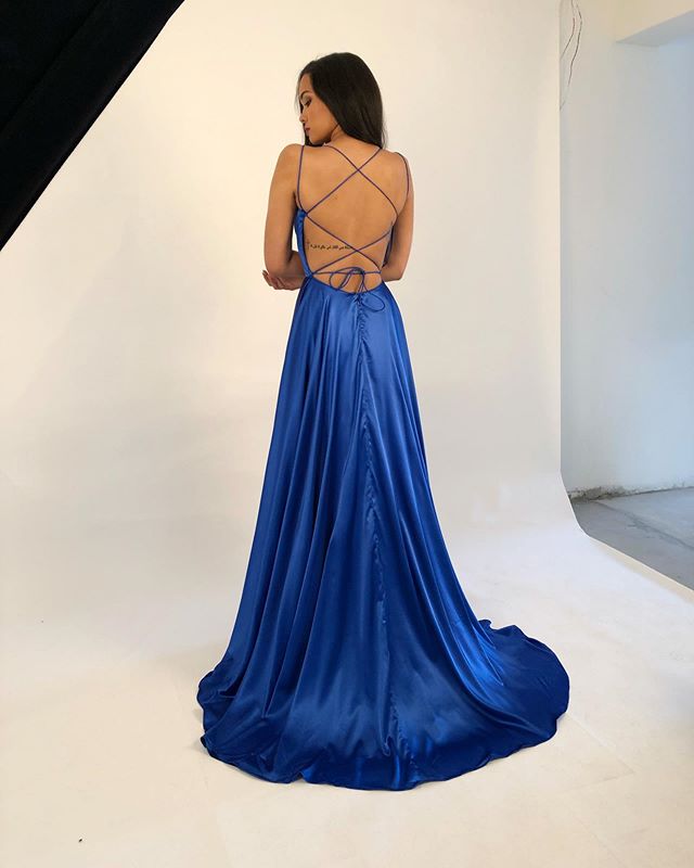 LTP0937,Hot Sexy Spaghetti Straps Red Prom Dresses with Split Front