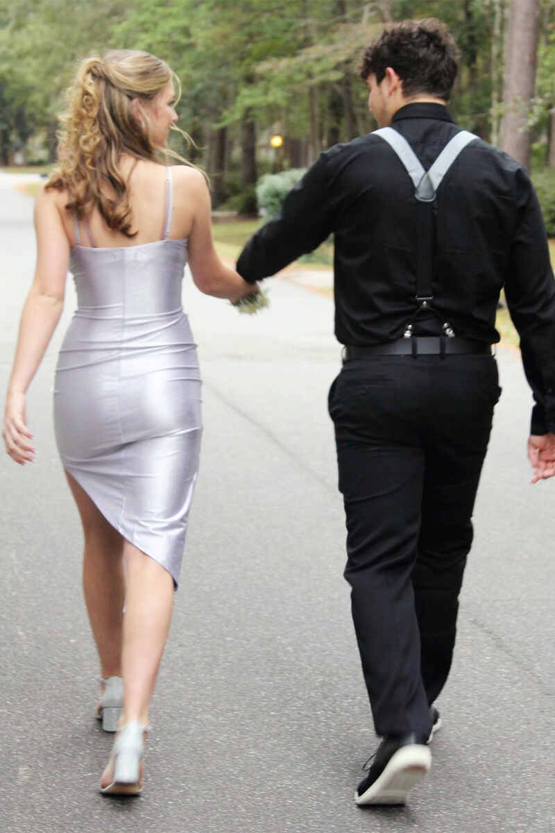 LTP1169,Shiny Light Grey V-Neck Short Homecoming Dress