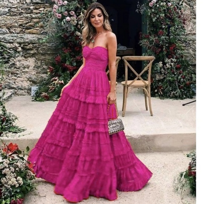 Fashion Red Prom Dresses Long Sexy Prom Dress