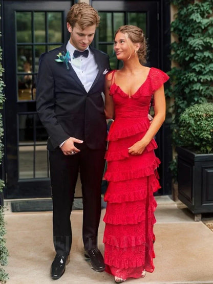 Red Prom Dress, Sexy Prom Dress