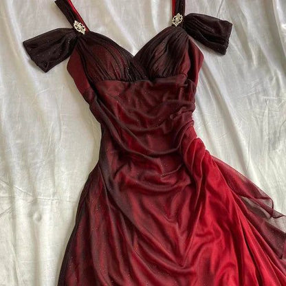 Beautiful Sweetheart Off Shoulder Long Party Dress, A-line Prom Dress