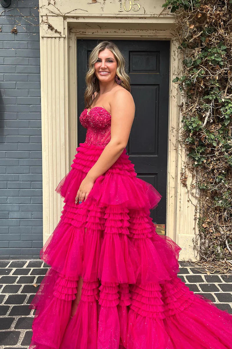 Strapless Fairy Prom Dress - Preppy Queen Ball Gown Strapless Fairy Prom Dress - Preppy Queen Ball Gown