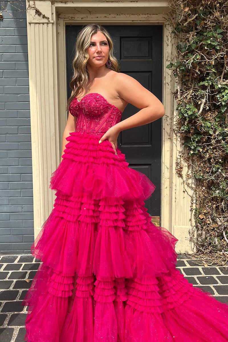 Strapless Fairy Prom Dress - Preppy Queen Ball Gown