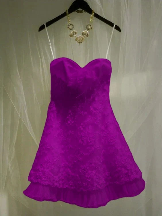 Sleeveless A-Line Homecoming Dress Party Gowns