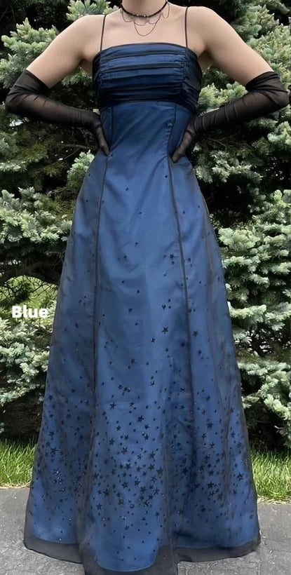 Spaghetti Straps Lace Senior Prom Dresses Full Length Party Dress,LTP4139