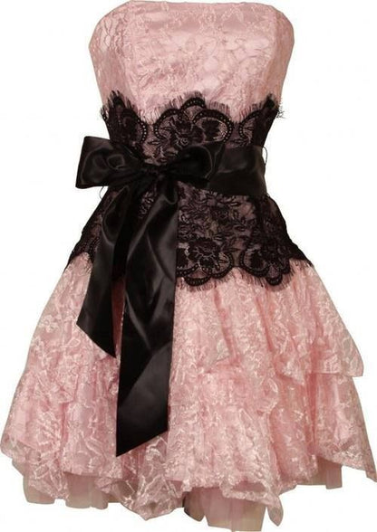 A Line Lace Short Prom Dress Birthday Party Dress Homecoming Dress