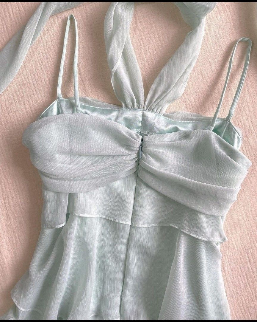 Tiered Ruched Chiffon Vintage Dress Short Homecoming Dress,Sexy Party Dress