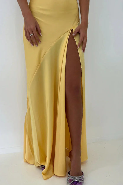 Stylish Sheath Spaghetti Straps Pink Party Dress with Criss Cross Back