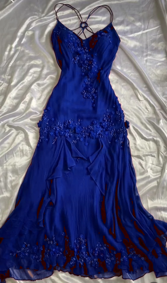 Vintage Sheath Spaghetti Straps Burgundy Long Prom Dress Evening Dresses With Beads
