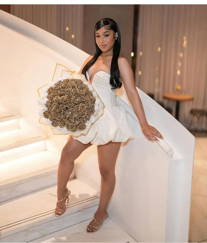 A Line White Homecoming Dress Short Evening Dress Cocktail Dresses Short Party Dress