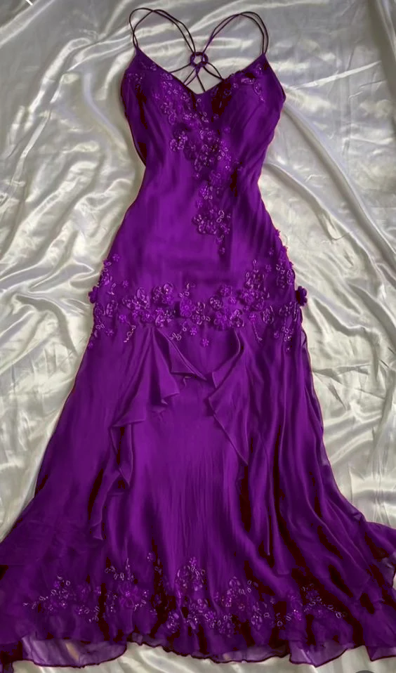 Vintage Sheath Spaghetti Straps Burgundy Long Prom Dress Evening Dresses With Beads