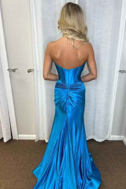 Gorgeous Red Mermaid Long Prom Dress