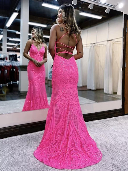 Sexy Mermaid Lace 2024 Prom Dress Long Party Dresses